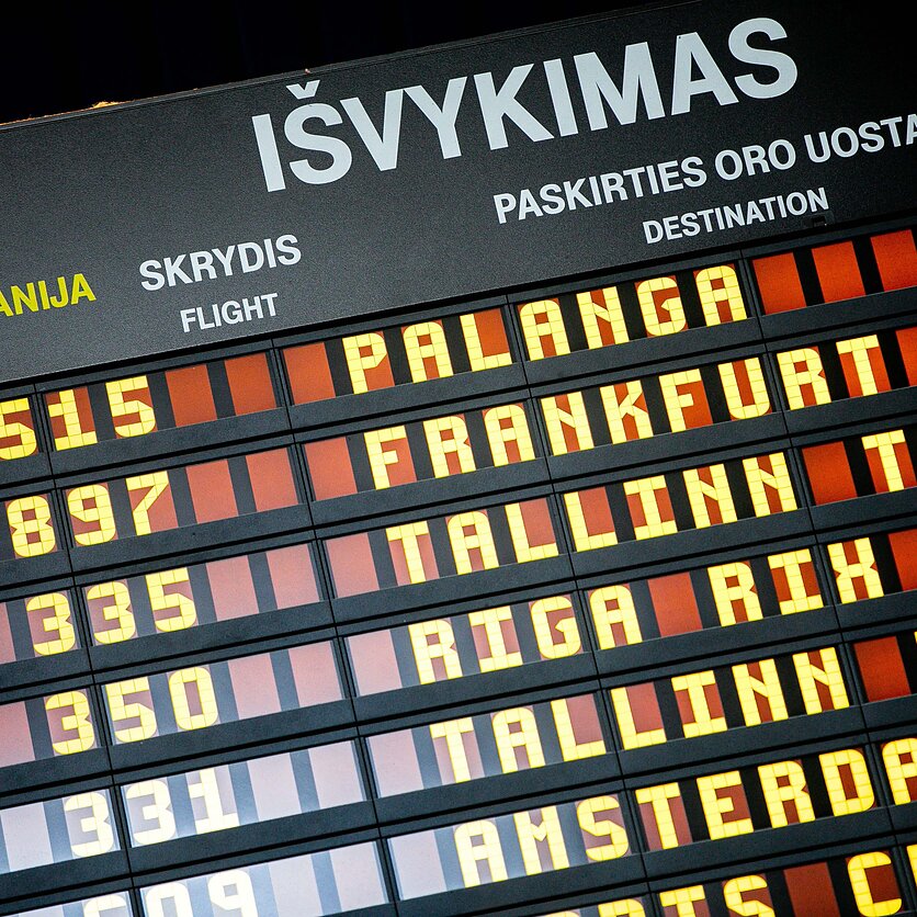 E. Blažio / LRT nuotr., Atnaujintas skrydis į Palangą