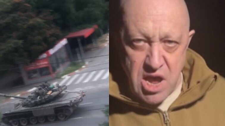 Žinios. Prigožinas teigia, kad kontroliuoja Rostovą ir Voronežą Rusijos pietuose, žada eiti iki pat Maskvos
