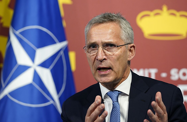 Stoltenbergas: jeigu Rusija mano, kad NATO nustos remti Ukrainą, – jie klystą, to nebus