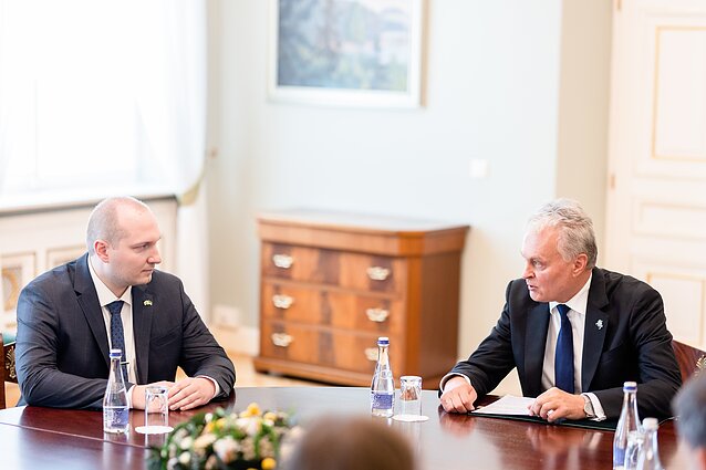 Gintautas Jakštas ir Gitanas Nausėda