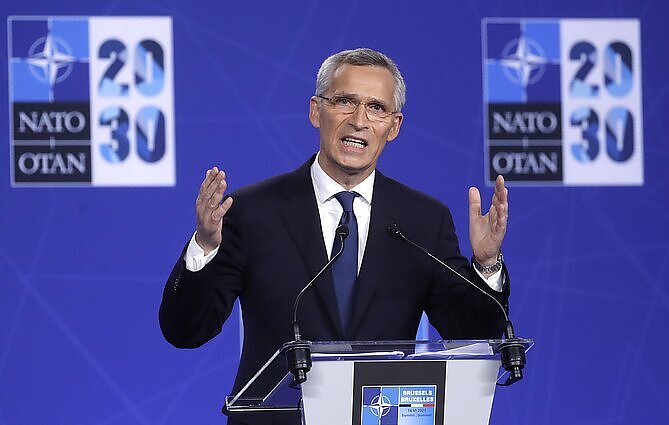 Dienos tema. Stoltenbergas: Putinas gali manyti, kad mus nugalės, tačiau jis nėra teisus