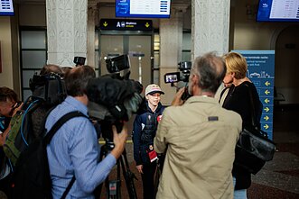 Bronzą iškovojusi Dominika Banevič (Nicka) grįžo iš Europos žaidynių