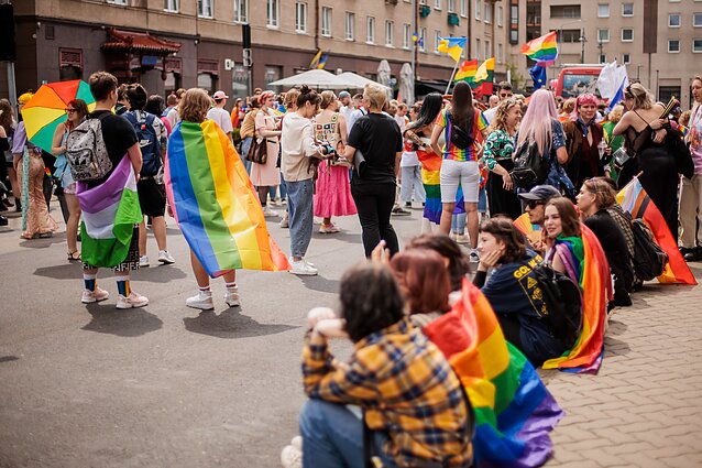 Gedimino prospekte – „Vilnius Pride“ eitynės 2023 