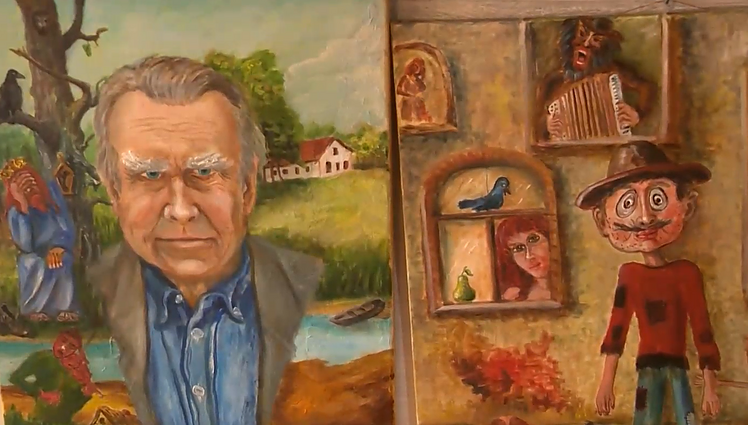 Kėdainius garsinanti menininkų šeima: netikėto dėmesio sulaukė paroda ant savo namo tvoros