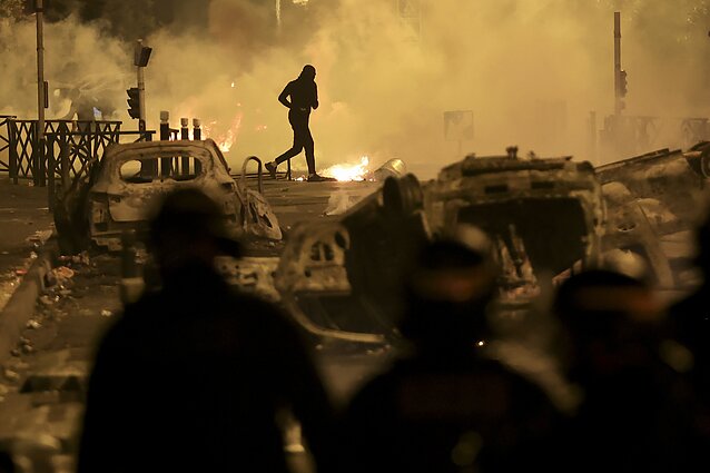 A violent protest (associative image)