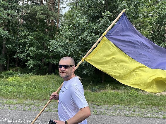 Akcijos „Keliu vėliavą už Ukrainą NATO!” bėgikai artėja link Vilniaus: įveikta virš 820 kilometrų