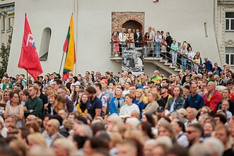 „Tautiškos giesmės“ giedojimas Vilniuje