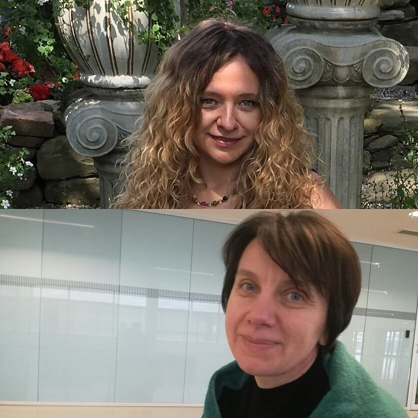 Asmeninio archyvo nuotr., Jolanta Saldukaitytė ir Danutė Bacevičiūtė