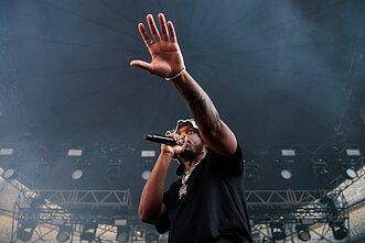 Denzelio Curry koncerto akimirka