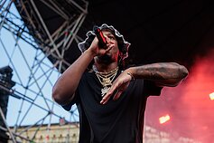 Denzelio Curry koncerto akimirka