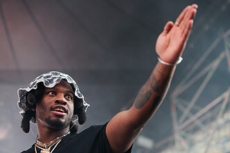 Denzelio Curry koncerto akimirka