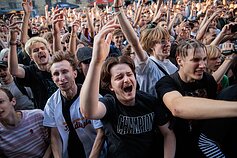 Denzelio Curry koncerto akimirka