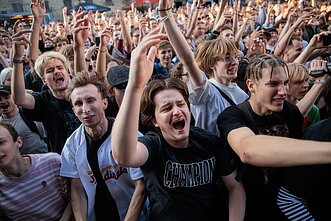 Denzelio Curry koncerto akimirka