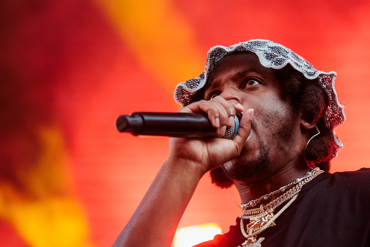 Denzelio Curry koncerto akimirka