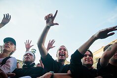 Denzelio Curry koncerto akimirka