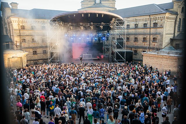 Denzelio Curry koncerto akimirka