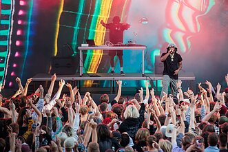 Denzelio Curry koncerto akimirka