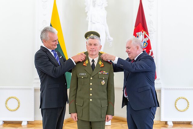  Valdemarui Rupšiui suteiktas generolo laipsnis