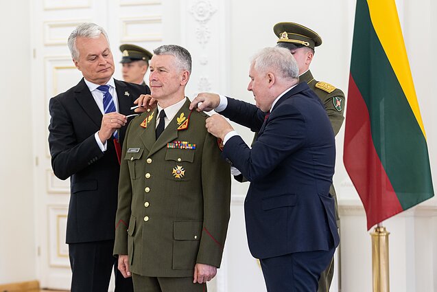  Valdemarui Rupšiui suteiktas generolo laipsnis