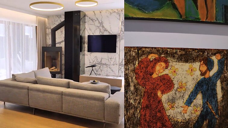 Kaukazietiška atmosfera dvelkiantys namai: armėniški paveikslai ir šilti interjero atspalviai