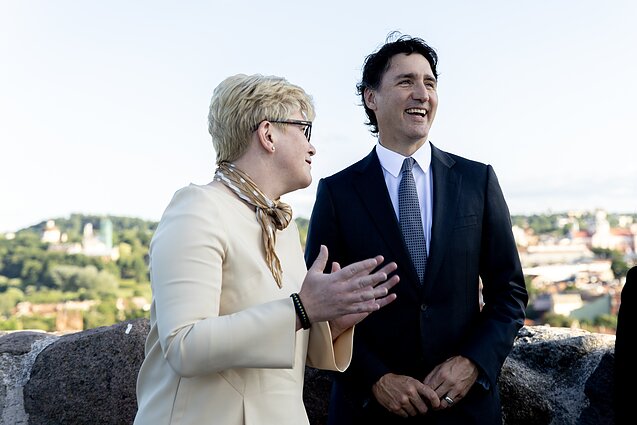 Trudeau pranešė apie Vilniuje atidaromą Kanados ambasadą