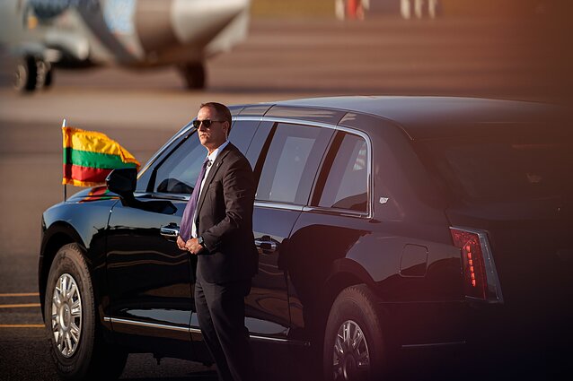 Į Lietuvą atvyko JAV prezidentas Joe Bidenas