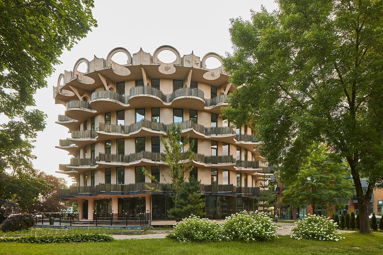 Apartamentai „Naujasis pušynas, buvusios sanatorijos „Sūrutis II korpusas Apartamentai „Naujasis pušynas, buvusios sanatorijos „Sūrutis II korpusas