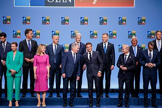 Liderzy NATO podczas szczytu