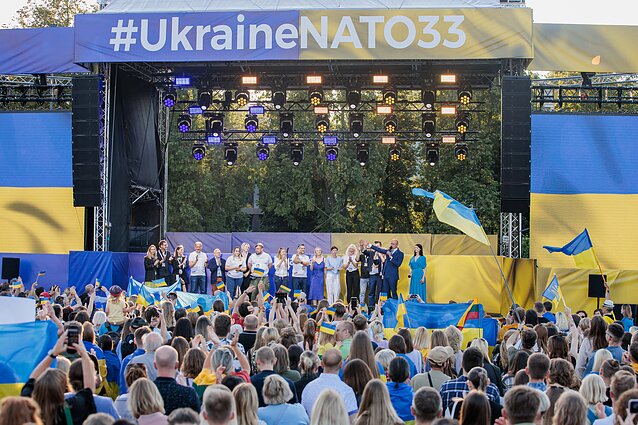 „Keliu vėliavą už Ukrainą NATO“ koncertas „Keliu vėliavą už Ukrainą NATO“ koncertas