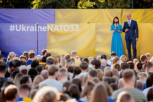 „Keliu vėliavą už Ukrainą NATO“ koncertas