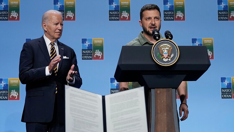Bidenas: suteiksime Ukrainai saugumą nuo bet kokios agresijos