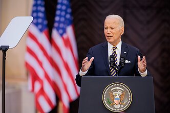 Joe Bideno kalba Vilniuje