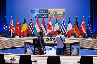The venue of the NATO summit The venue of the NATO summit