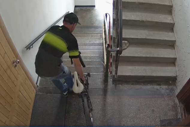 Užfiksuota dviračio vagystė