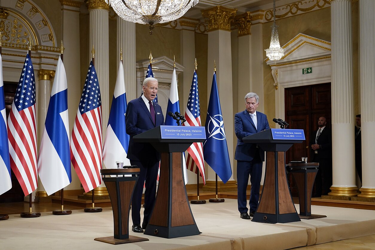 Joe Bidenas ir Sauli Niinisto