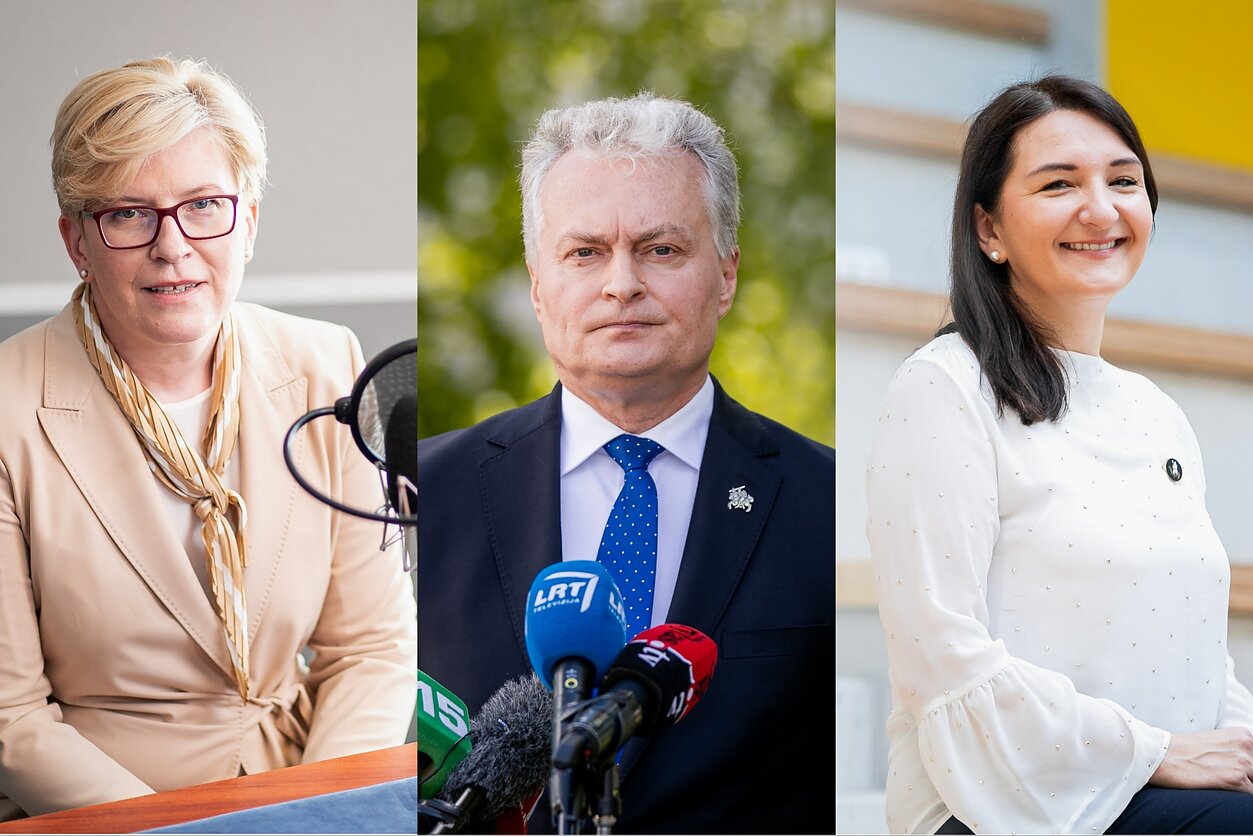 Ingrida Šimonytė, Gitanas Nausėda, Austėja Landsbergienė