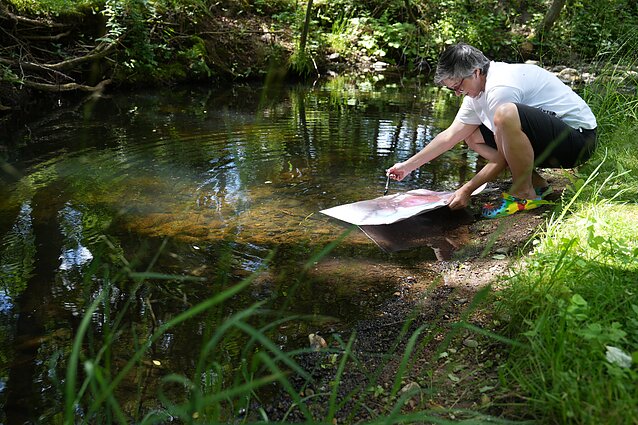 „Užventis MENE XIV. 2023“ plenero bei kalvystės stovyklos-festivalio akimirka