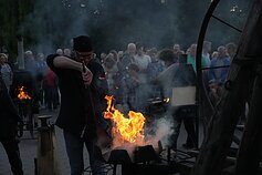 „Užventis MENE XIV. 2023“ plenero bei kalvystės stovyklos-festivalio akimirka