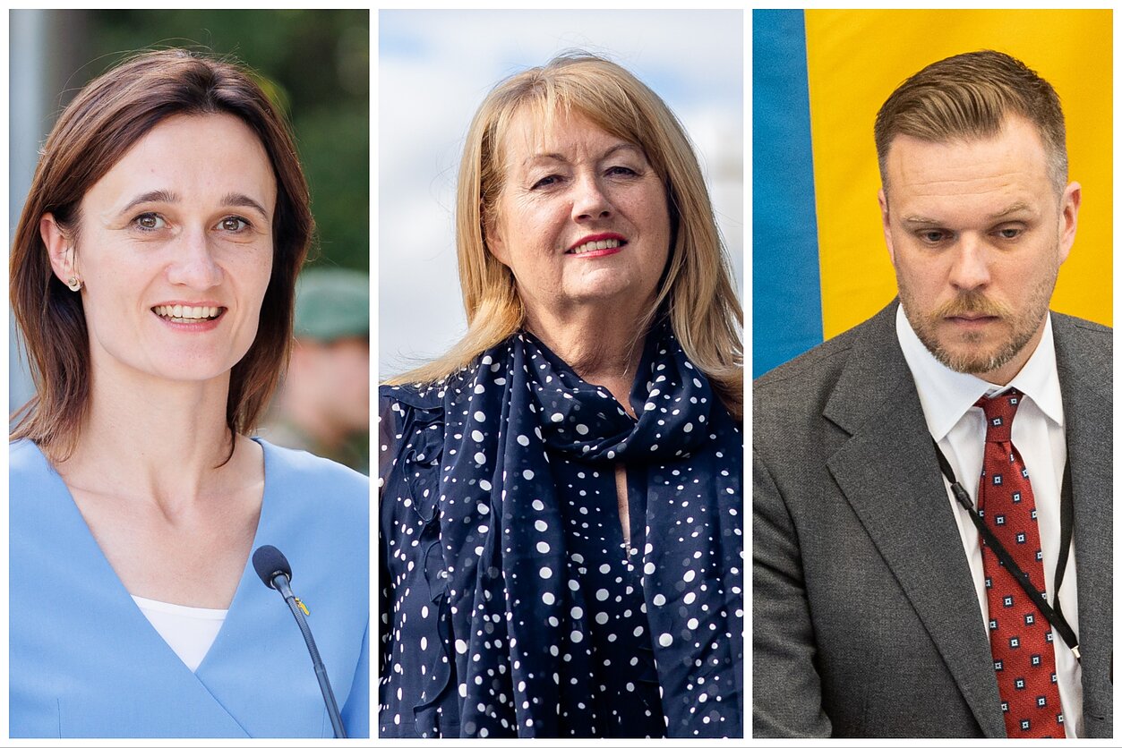 Viktorija Čmilytė-Nielsen, Vilija Blinkevičiūtė, Gabrielius Landsbergis