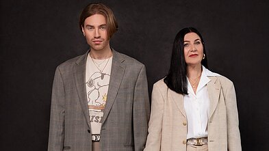 Gabrielius Vagelis su mama Dalia