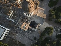 Odesoje per rusų ataką sugriauta į UNESCO paveldo sąrašą įtraukta katedra
