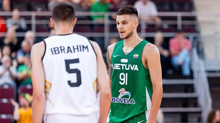 Sportas. Orai. Rezervinė Lietuvos vyrų krepšinio rinktinė antrą kartą įveikė Jordanijos krepšininkus