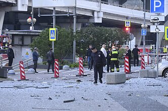 Rusijos karas prieš Ukrainą. Dronų ataka Maskvoje