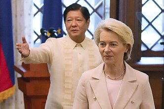 Ursula von der Leyen ir Ferdinandas Marcosas jaunesnysis