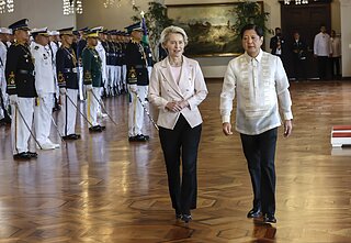 Ursula von der Leyen ir Ferdinandas Marcosas jaunesnysis