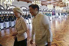 Ursula von der Leyen ir Ferdinandas Marcosas jaunesnysis