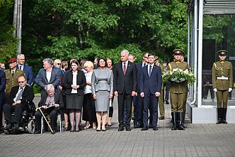 Medininkų žudynių 32-ųjų metinių minėjimas prie Medininkų memorialo Medininkų žudynių 32-ųjų metinių minėjimas prie Medininkų memorialo