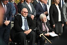 Medininkų žudynių 32-ųjų metinių minėjimas prie Medininkų memorialo; Tomas Šernas, Vytautas Landsbergis Medininkų žudynių 32-ųjų metinių minėjimas prie Medininkų memorialo; Tomas Šernas, Vytautas Landsbergis