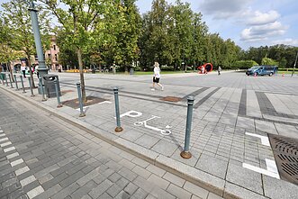 Vilniuje įrengtos el. paspirtukams skirtos stovėjimo vietos 