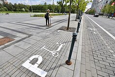 Vilniuje įrengtos el. paspirtukams skirtos stovėjimo vietos 